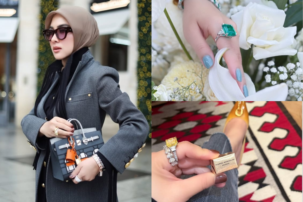 Intip Deretan Cincin Mewah Syahrini yang Harganya Bikin Melotot, Ada Cincin Zamrud Graff Rp116 Miliar!