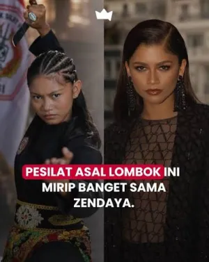 Viral Pesilat Asal Lombok Azizah MRDS Punya Paras Bak Kembaran Zendaya, Aksi Akrobatiknya Mirip Spider-Man!