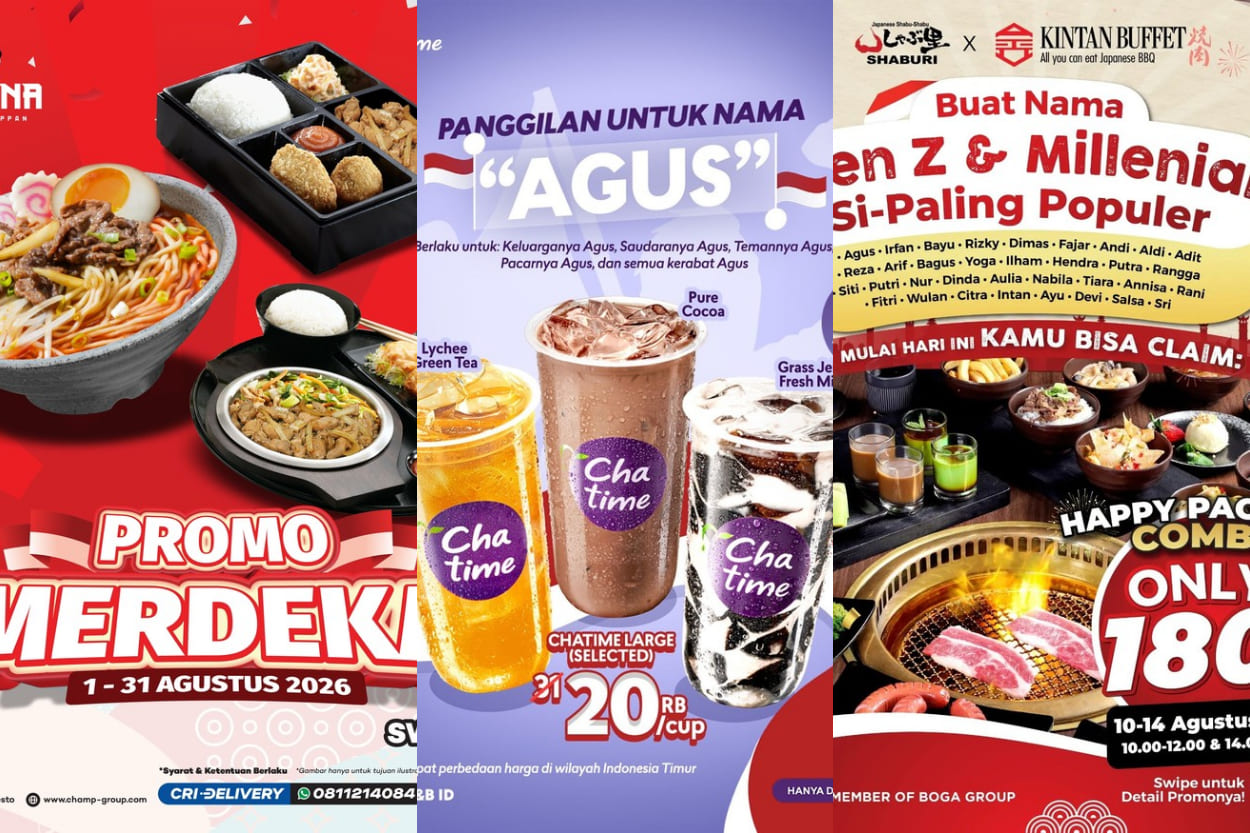 10 Promo Makanan dan Minuma...