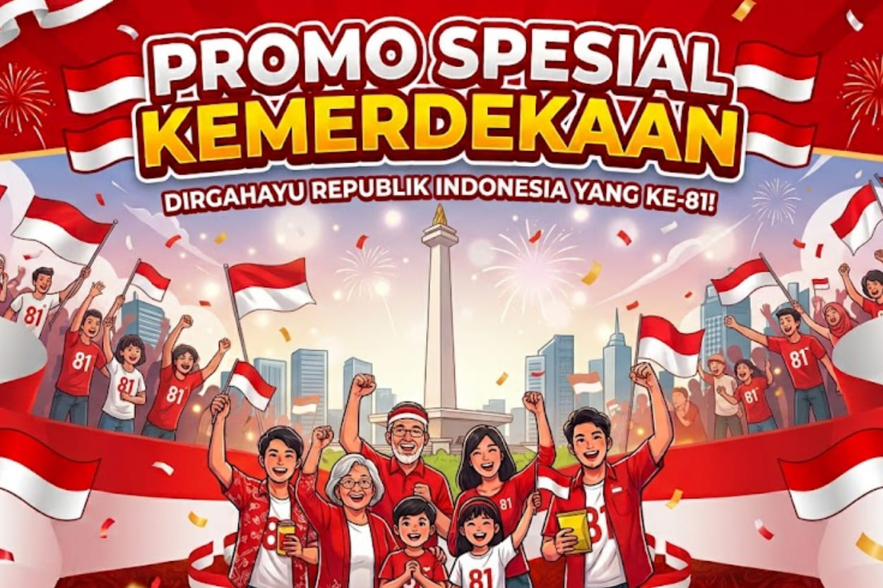 15 Promo Kuliner dan Wisata HUT ke 81 RI: Sushi Tei hingga Jungleland, Ada yang Cuma Rp17 Ribu!