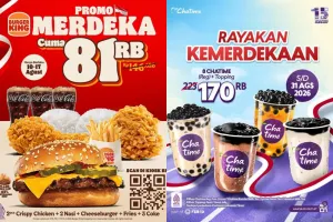 Sederet Promo Makanan dan Minuman 17 Agustus 2026 di Jakarta, Ada Paket Serba Rp81 Ribu!