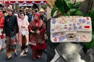 Mengulik Keunikan Tas Chanel Rp700 Juta Iriana Jokowi, Desain Unik Bertema Tea Party