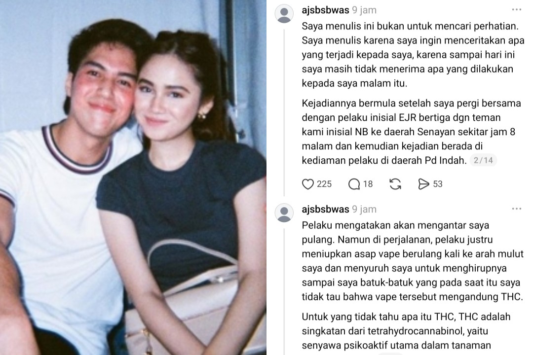 Artis EJR Terseret Dugaan Pelecehan Seksual dan Narkotika, El Rumi Suami Syifa Hadju?
