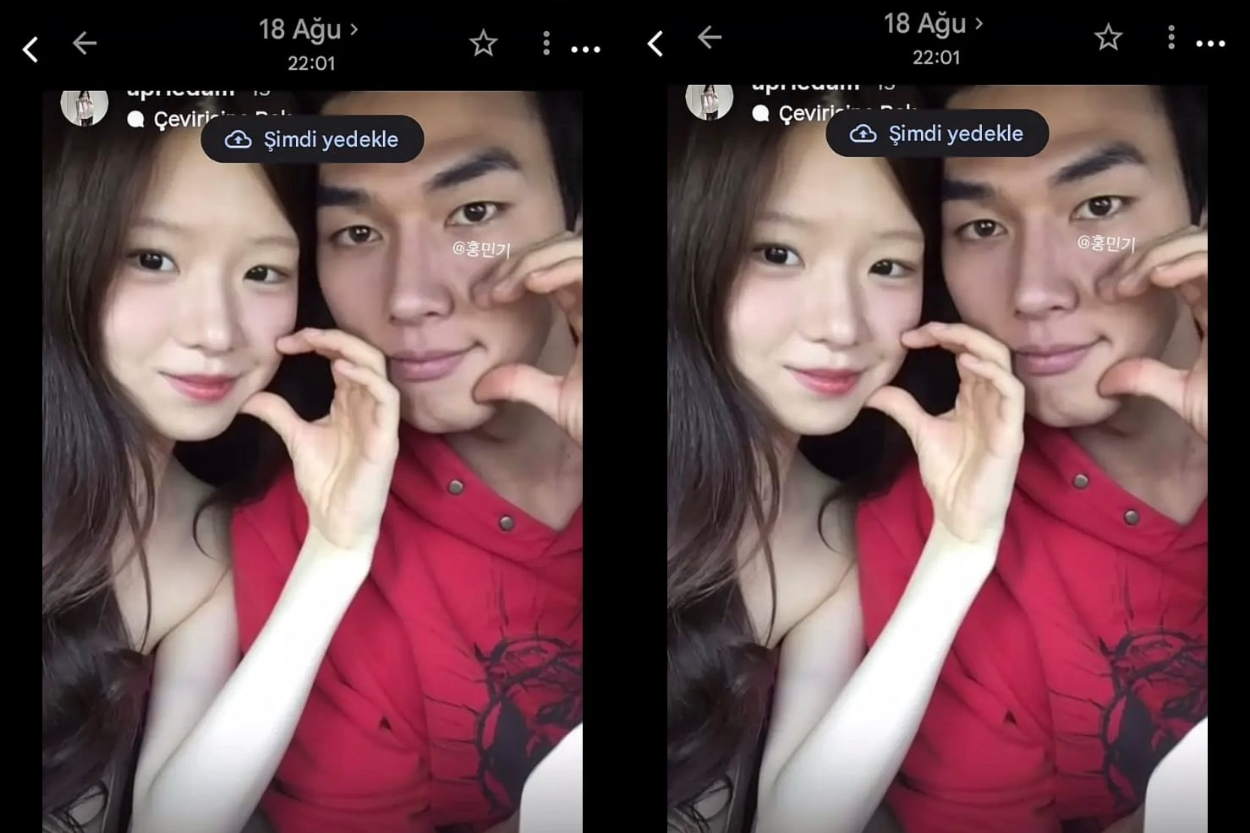 Terus Dibantah! Mantan Pacar Hong Min Gi Bocorkan Foto Mesra, Buktikan Bukan Pengutit