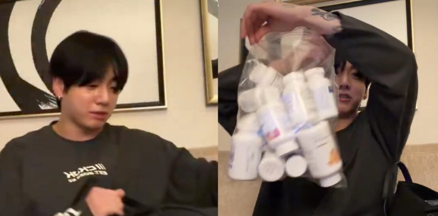 Jungkook BTS Sakit Apa? Picu Kekhawatiran Penggemar Usai Pamerkan Banyak Botol Obat