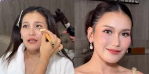 Riasan Soft Glam Nuansa Pink ala Ayu Ting Ting, Cantik Natural Tanpa Makeup Dempul