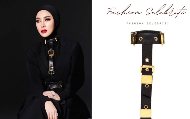 Syahrini Kenakan Belt Unik ...