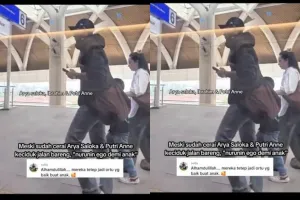 Arya Saloka dan Putri Anne Keciduk Jalan Bareng usai Cerai, Kompak Antar Anak Naik Kereta