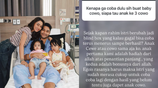 Krisjiana Baharudin Jawab Netizen soal Vasektomi dan Anak Cowok: “Rahim Istri Bukan Blind Box”