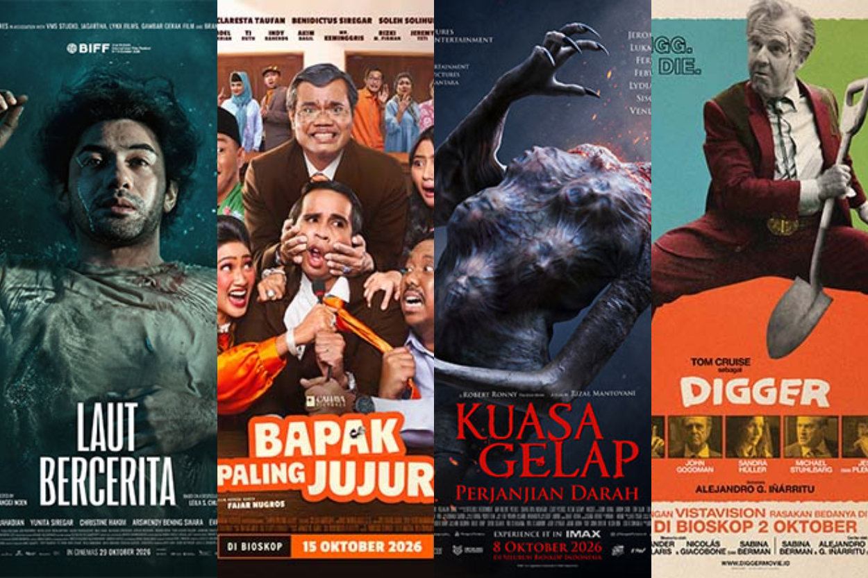 17 Film Bioskop Oktober 2026: Ada Laut Bercerita, Bapak Paling Jujur hingga Digger!