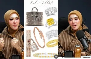 Syahrini Tampil di Podcast Raditya Dika, Outfit Mewahnya Ditaksir Capai Rp40,9 Miliar