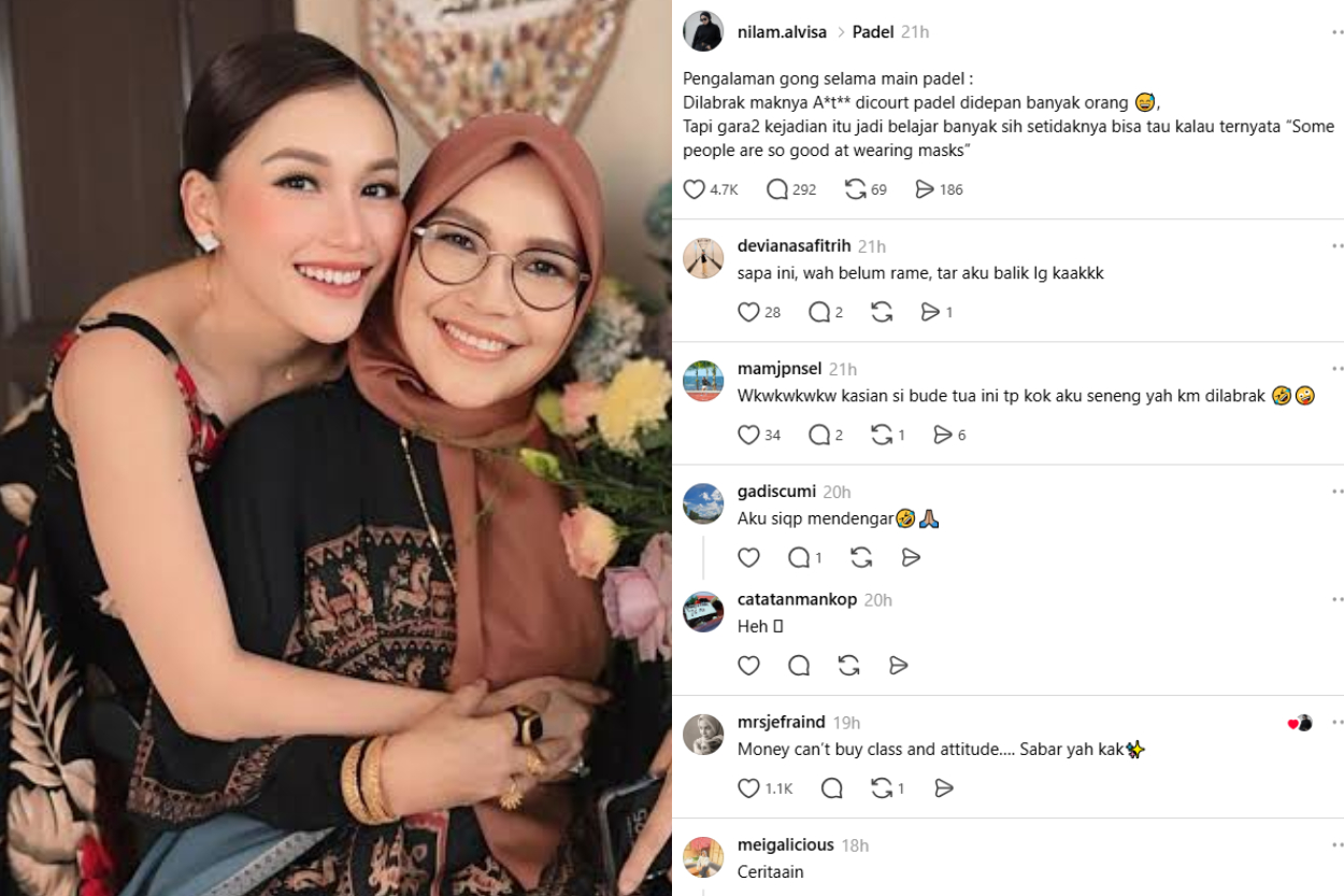 Ibu Ayu Ting Ting Labrak Orang Saat Main Padel? Curhatan Netizen Bikin Heboh!