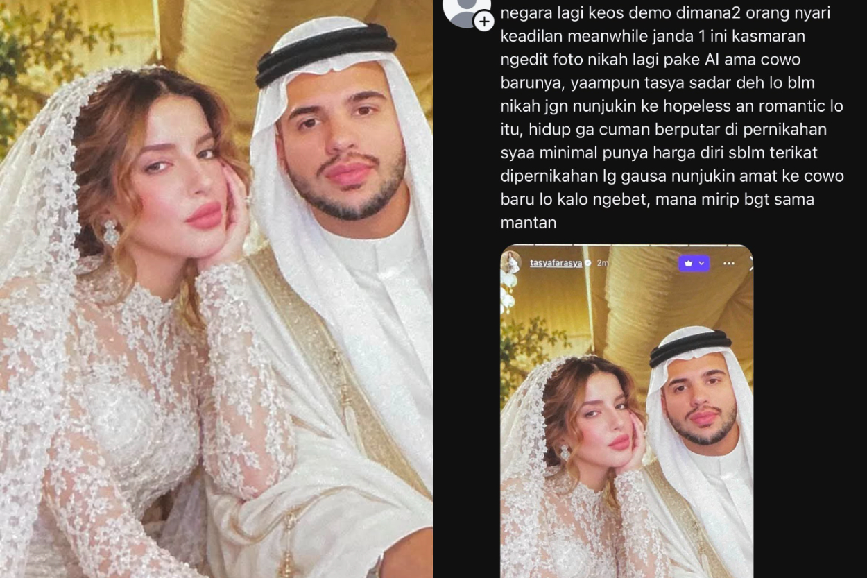 Foto Nikah AI Tasya Farasya...