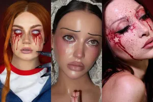 8 Makeup Halloween Simpel T...